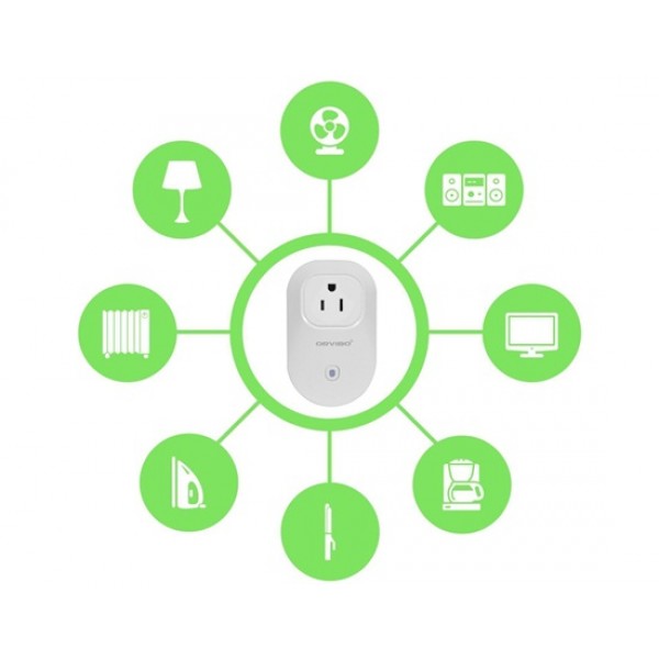 S20 Smart Wi-Fi Wall Mounted Socket US Plug (White)