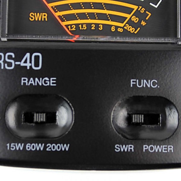 RS-40 Dual Band Standing-Wave Meter Power Meter SWR Meter for Testing SWR Power