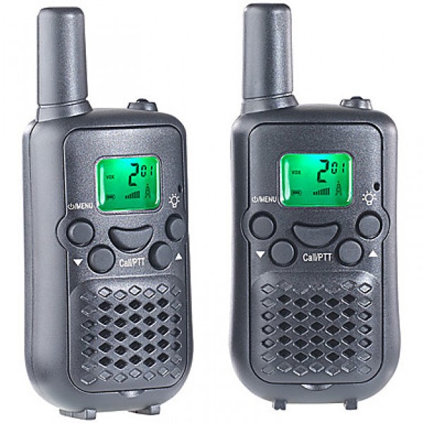 PMR 446MHZ Walkie Talkie for Kids changeable plastic(2PCS Free) Output 0.5W 8Channels Up to 3KM-5KM AAA Alkaline Battery